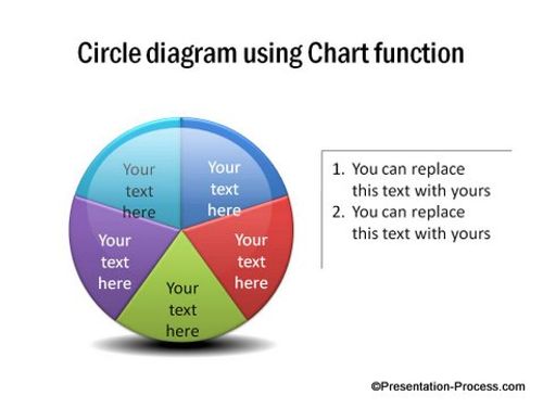 PowerPoint Circle Diagram with Gloss