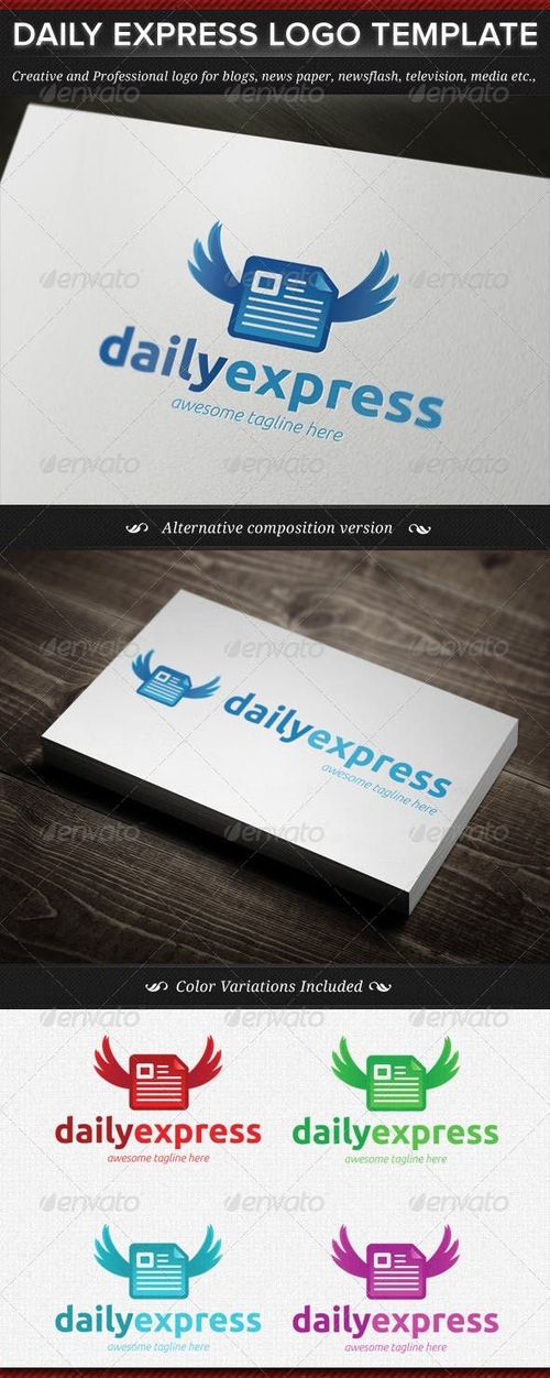 the daily express logo is shown in this graphic style, and it appears to be made from