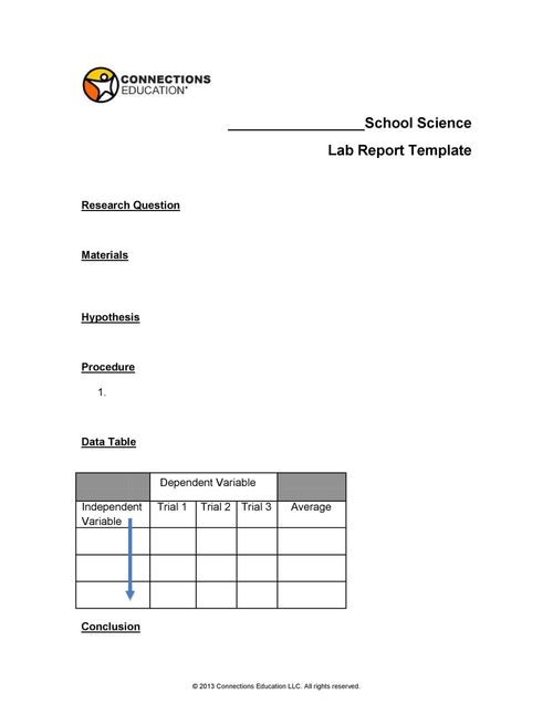 Free lab report template 31