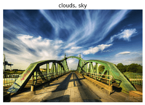 "clouds, sky" image sample from NUS WIDE dataset