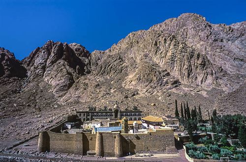 saint catherine's monastery - st. catherines monastery sinai stock pictures, royalty-free photos & images
