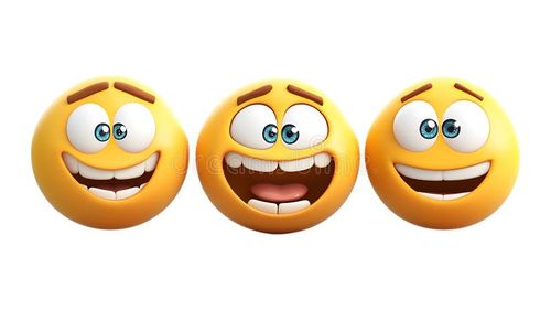 Emojis-Paket mit transparentem Hintergrund für Social Media Graphics Digital Communication oder UI UX Elements stock abbildung