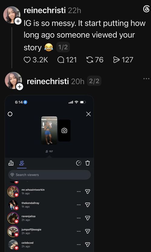 r/Instagram - Instagram is really doing the most...can't even rewatch someone's story in peace 😭