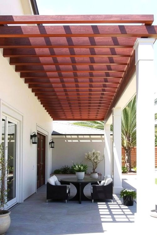 Functional Pergolas - 22 Mid-century Modern Patio Ideas