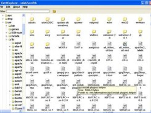 Ext4Explore Screenshot