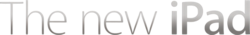 The new Ipad logo