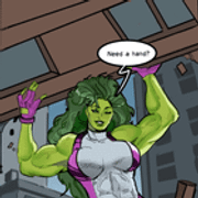 r/shehulk - Warming up by drawing more She-Hulk