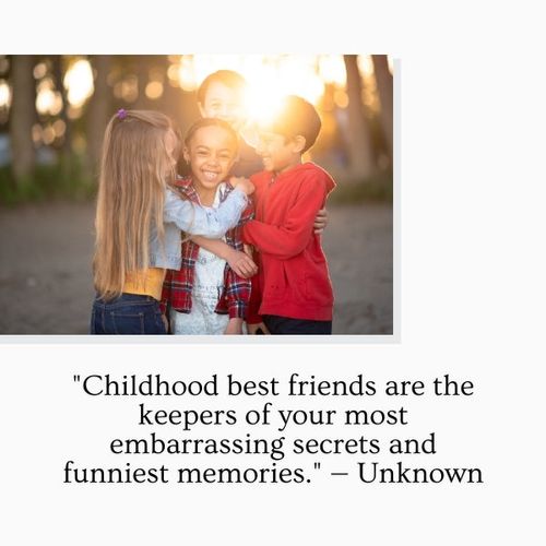 Kids promising eternal friendship, symbolizing bonds that withstand the test of time.