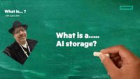 What is AI storage? #aistorage #datastorageforai - YouTube