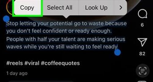 Copy Instagram Captions