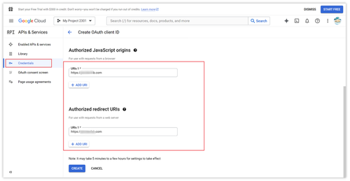 使用 Google 谷歌 OAuth 2.0 服务登录第三方网站