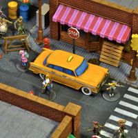 3D Printable Classic Yellow Taxi by Dani Amengual