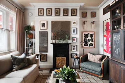 Victorian Apartment Living Room. ALBERT PALACE  by Christian Bense Limited.