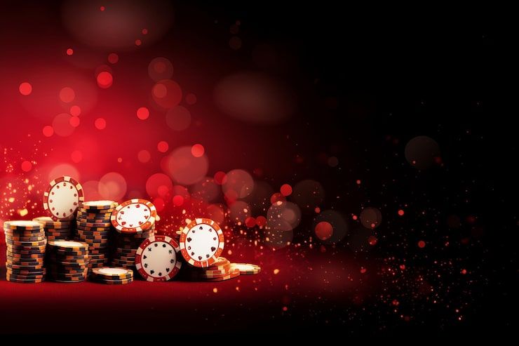 Photo playing with luck exploring the poker and casino border background ar 32 02323 02