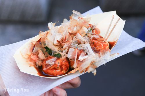 大阪 グルメ たこ焼き 食べ歩き 道頓堀 甲賀流 道頓堀店