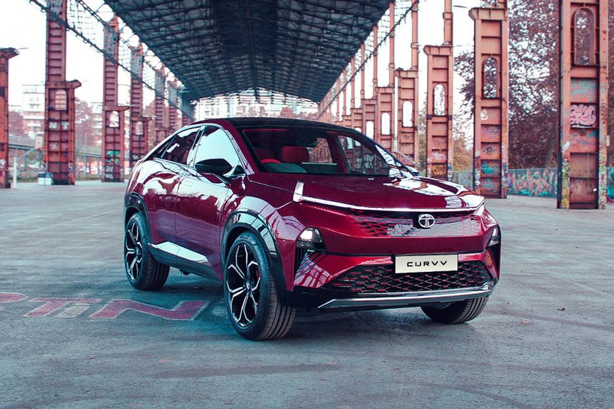 Tata Curvv Front Left Side