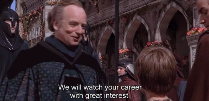 We will watch your career with great interest.