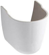 Kohler K-1998-0 Brenham Wall Mount China Bathroom Sink Pedestal Base Only White