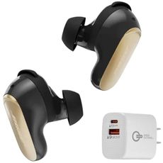 Bose QuietComfort 2nd Gen Ultra Wireless Noise Cancelling Earbuds - Desert Gold, with Wall Charger