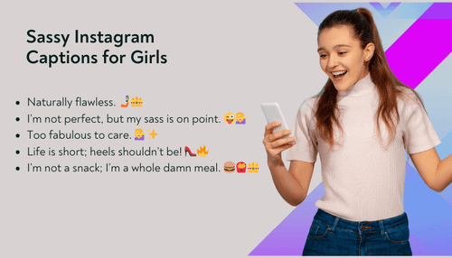 sassy instagram captions for girls
