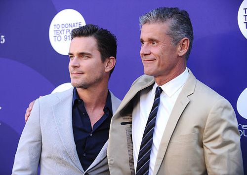 Actor Matt Bomer and husband Simon Halls attend a benefit for onePULSE Foundation at NeueHouse Hollywood on August 19, 2016 in Los Angeles,...