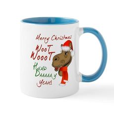 CafePress Merry Christmas Woot Woot Camel Mug 11 oz (325 ml) Ceramic Coffee Mug