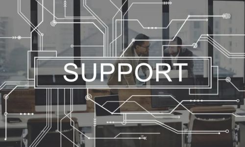 Colleagues discussing and Support — Stock Photo, Image