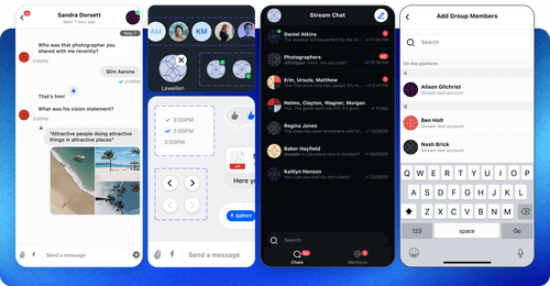 example of mobile chat ui kit