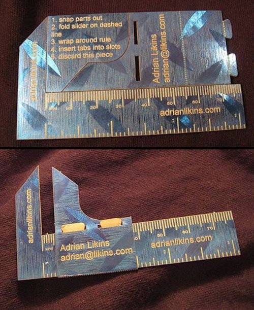 business card Ideas caliper