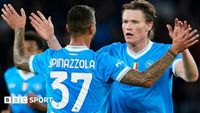 Napoli 3-1 Inter Milan: Scott McTominay scores as champions go top of Serie A table - BBC Sport