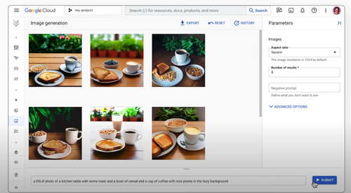 生成式 AI 产品界面