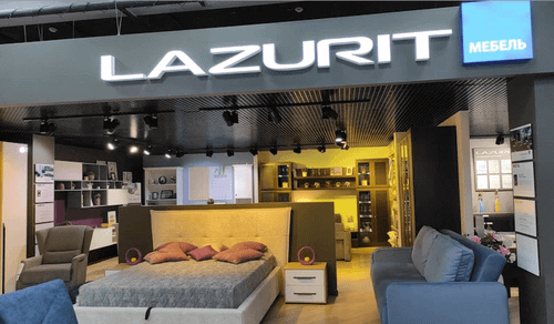 Lazurit furniture in russia