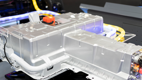 A view of NEV power batteries./ VCG