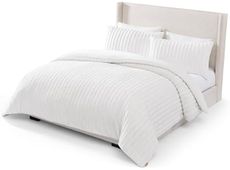 UGG King Comforter Set with 2 Pillow Shams Plush Faux Fur Bedding Soft Warm Down Alternative Comforter Washable Hypoallergenic Fluffy Blanket Set for Bedroom, California/King Size, White Snow (Kenzie)