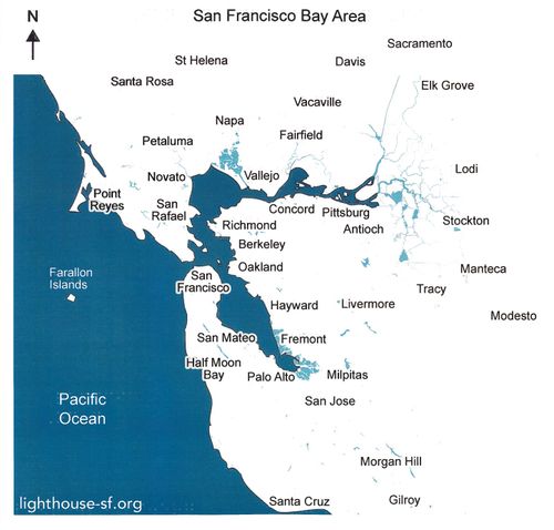 Bay Area Cities Map
