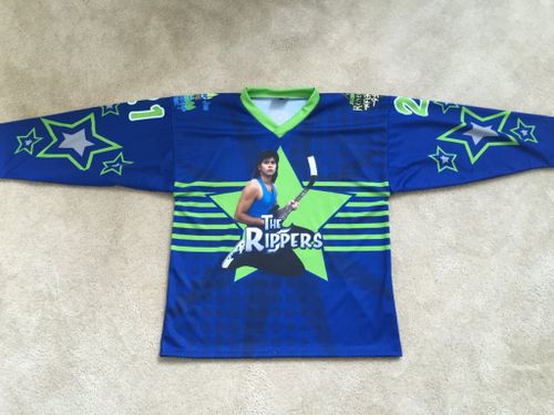 Pop Culture Beer League Hockey Jerseys Jesse and the Rippers