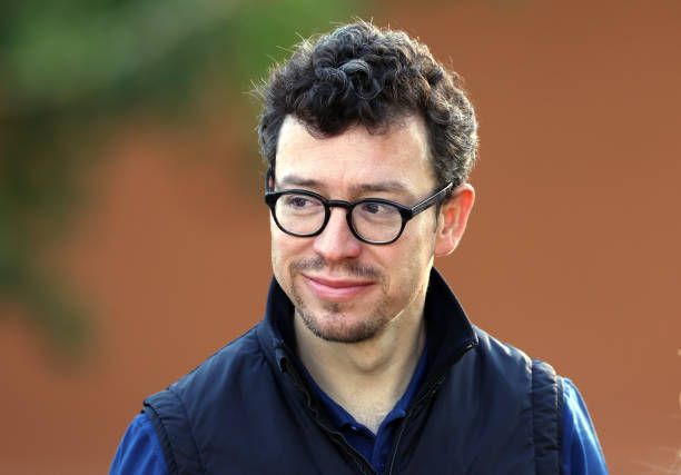 Luis von Ahn, CEO of Duolingo, walks to a morning session during the Allen & Company Sun Valley Conference on July 14, 2023 in Sun Valley, Idaho....