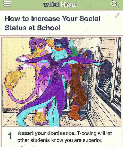 t-pose to assert dominance