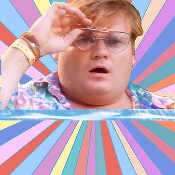 Artwork thumbnail, Chris Farley sunglasses Surprise  by peterdrawings