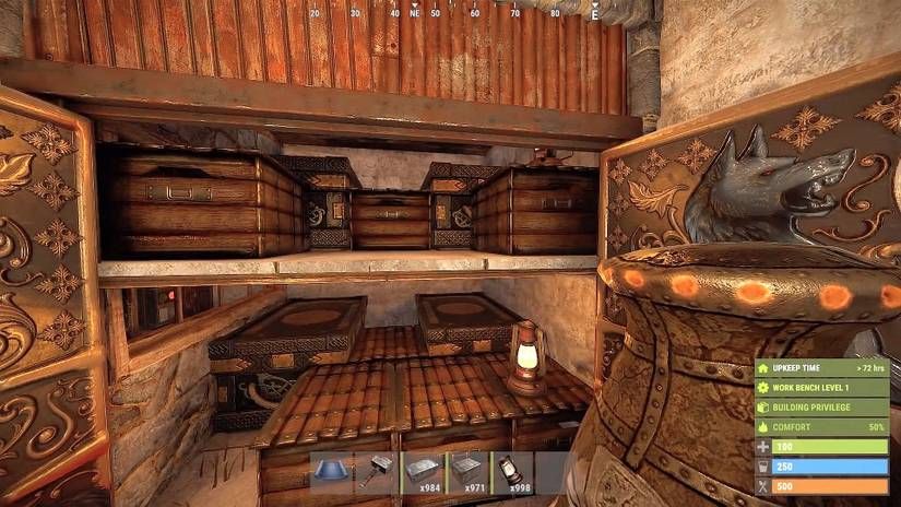 Rust storage room