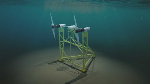 Welsh tidal energy facility