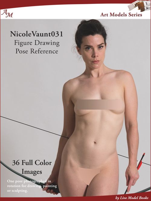 Art Models NicoleVaunt031: Figure Drawing Pose Reference (Art Models Poses)
