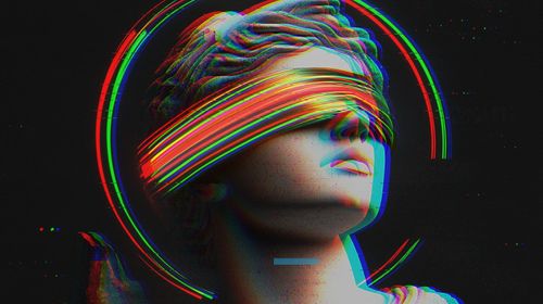 Glitch Art Generator Online effect
