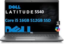 Dell Latitude 5540 5000 Business Laptop (15.6" FHD, Intel 10-Core i5-1345U vPro (> i7-1255U), 16GB RAM, 512GB SSD), Backlit KB, 1080p FHD Webcam, 2x Thunderbolt 4, Ethernet, Win 11 Pro w/AI Copilot