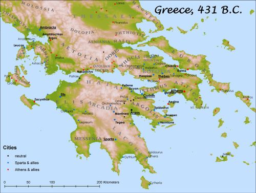 greece alliances 431bc