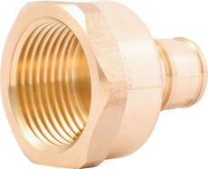 SharkBite 1/2 Inch x 3/4 Inch Expansion FNPT Adapter Fitting for PEX-A Pipe, Brass Plumbing Fittings, Female NPT Adapter for PEX-A Tubing, UAB068LFA