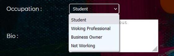 CSS Styling in Dropdown Menu in HTML form | HTML5 Institute
