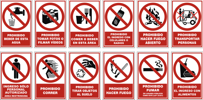 Señalamientos de seguridad, señalamientos de incendios - IND. LEMER