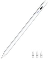 HATOKU Stylus Pen for iPad 2018-2025, 15 Mins Fast Charging Magnetic Pencil (1st Generation) with Tilt Sensitivity & Palm Rejection for iPad 6-8/9/10/11, Air 3/4/5/M2/M3, Mini 5/6/7, Pro 11/12.9/M4/M5