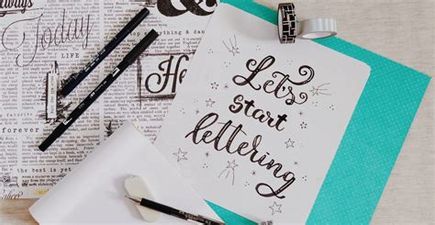 Aprende Brush Lettering Online para Principiantes